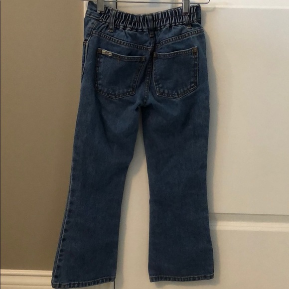 Girls Flower Jeans - Picture 2 of 6